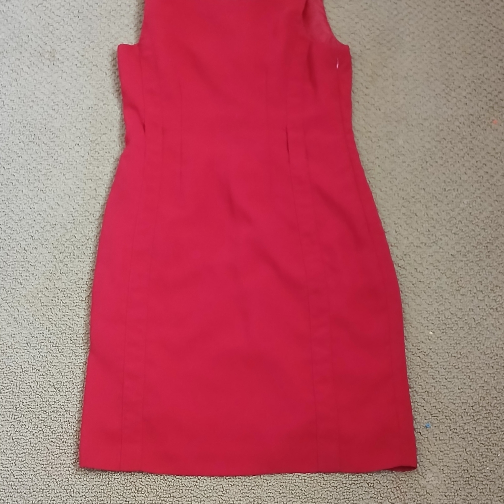 Calvin Klein Vibrant Red Mini Dress
